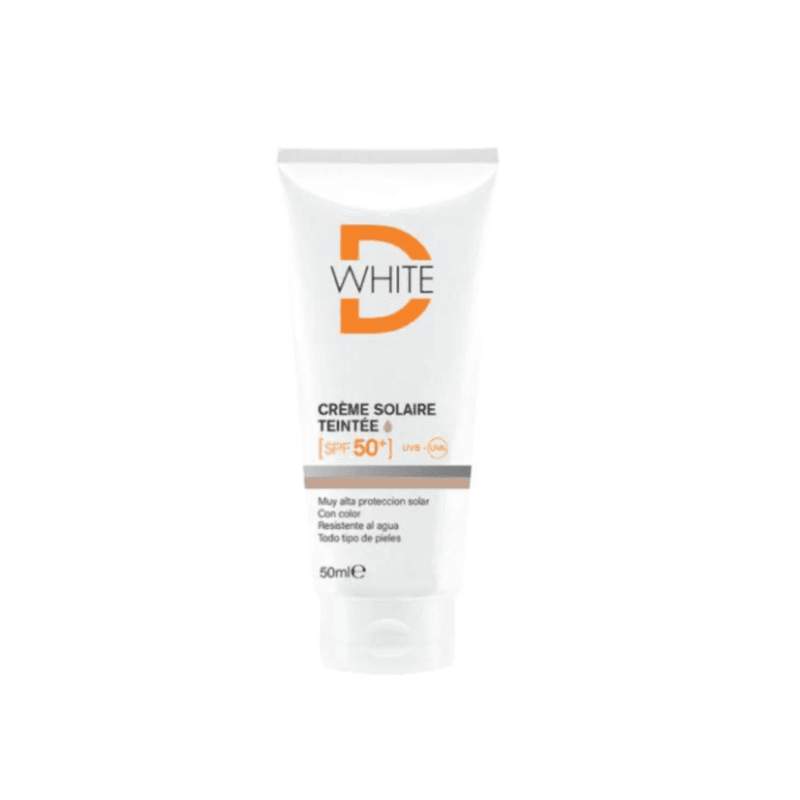 DWHITE CRÈME SOLAIRE TEINTEE SPF50+ 50 ML