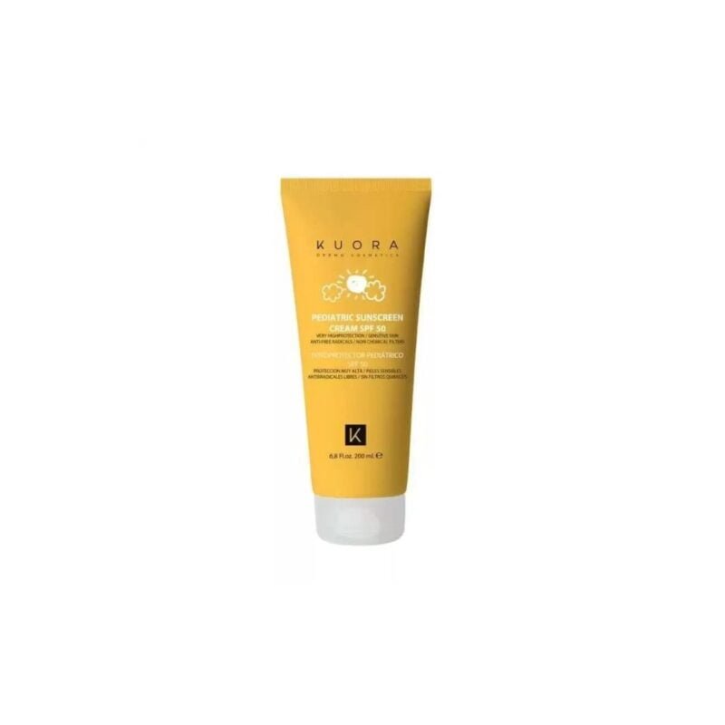 KUORA ECRAN SOLAIRE PEDIATRIQUE SPF 50 SANS FILTRES CHIMIQUES 200 ML