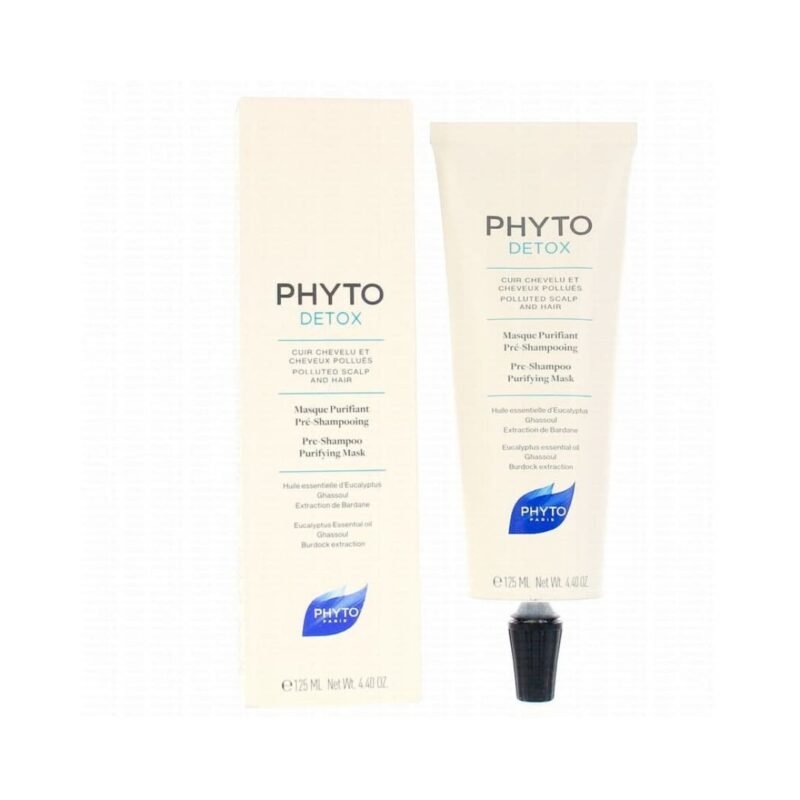 PHYTO PHYTODETOX MASQUE PURIFIANT PRÉ-SHAMPOOING 125ML