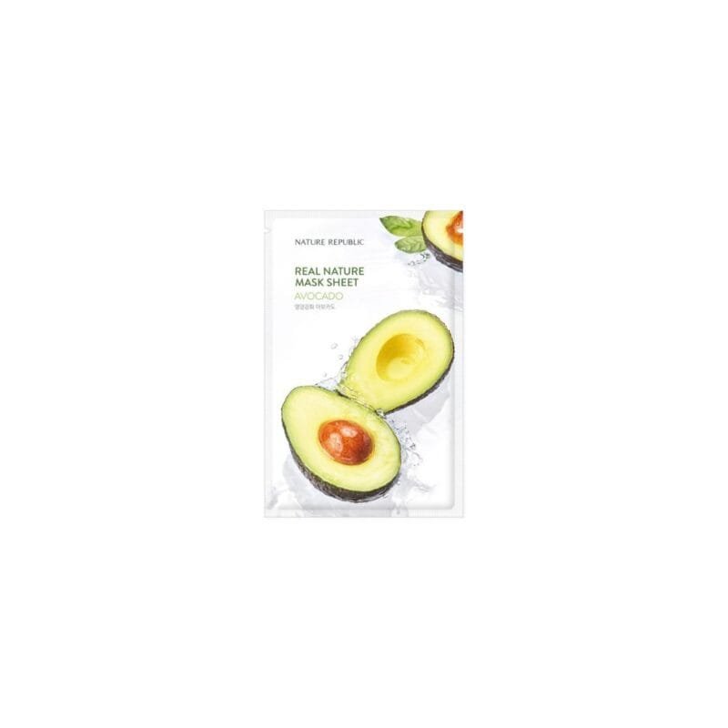 NATURE REPUBLIC REAL NATURE AVOCADO MASK SHEET