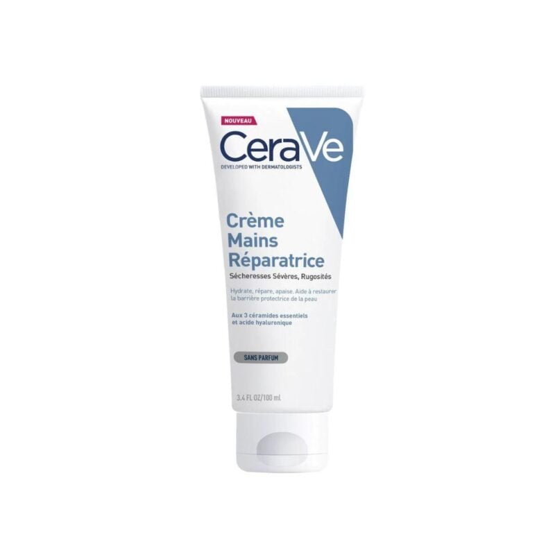 CeraVe Crème Réparatrice Mains Sèches et Abîmées | 100ml