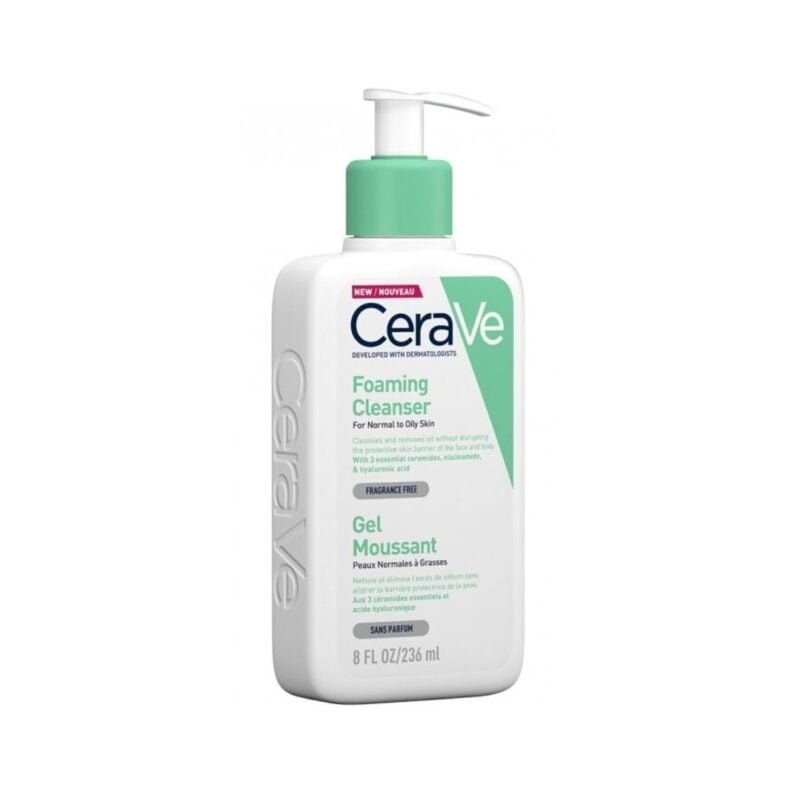 CeraVe Gel Moussant Nettoyant Peau Normale à Grasse | 236ml