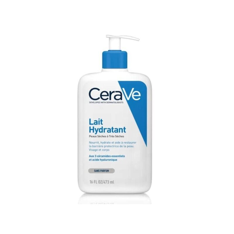 CeraVe Lait Hydratant Léger Peau Sèche à Très Sèche | 473ml