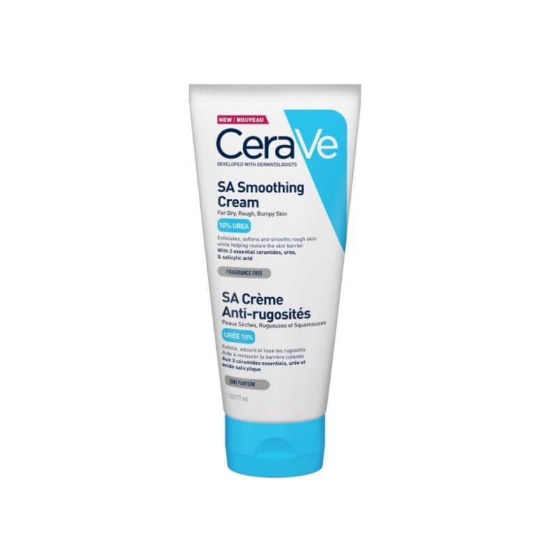 CeraVe SA Crème Anti-Rugosités Peau Sèche et Squameuse | 177ml