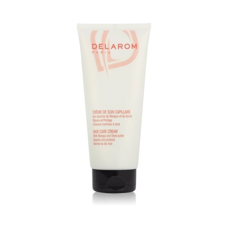 DELAROM CREME DE SOIN CAPAILLAIRE AUX BEURRES DE MANGUES ET DE KARITÀˆ RÀ‰PARE T PROTÀˆGE CHEVEUX NORMAUX À€ SECS 200 ML