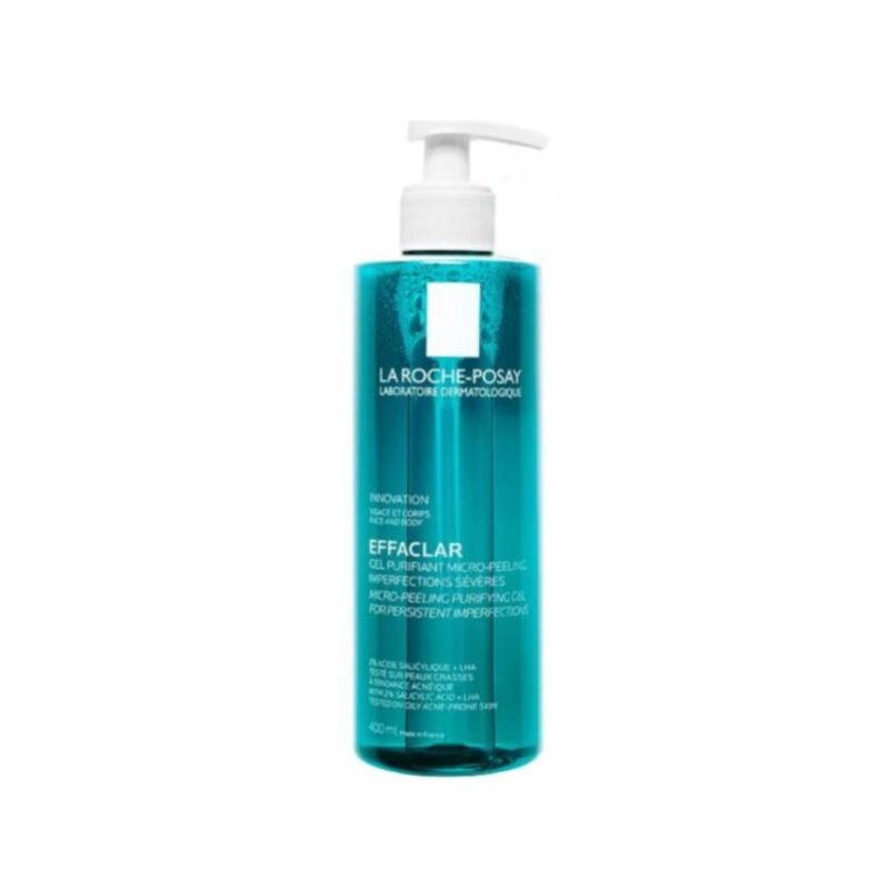 La Roche-Posay Effaclar Gel Purifiant Micro-Peeling Peau Grasse Acnéique | 400ml