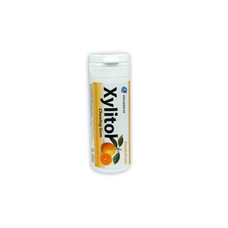 MIRADENT XYLITOL CHEWING-GUM FRESH FRUIT