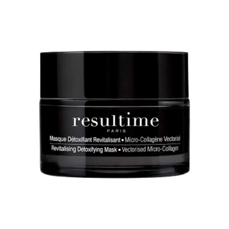 RESULTIME ANTI-AGE MASQUE DETOXIFIANT REVITALISANT MICRO-COLLAGENE VECTORISE ET SABLE NOIR TEINT ECLATANT 50ML