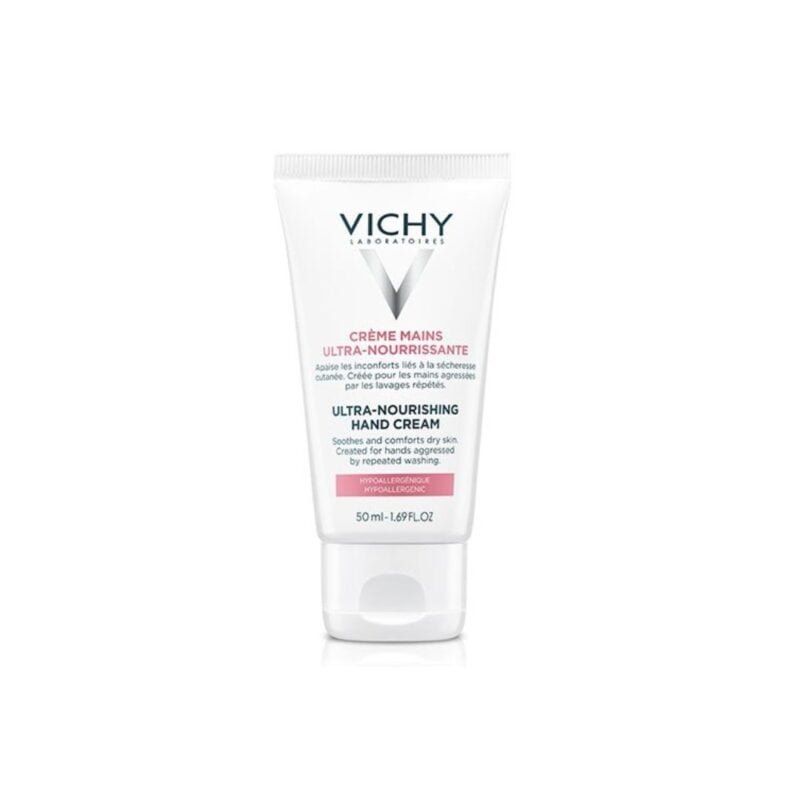 Vichy Crème Mains Ultra-Nourrissante Mains Desséchées et Agressées | 50ml