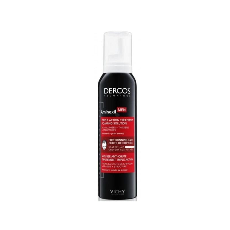 Vichy Dercos Aminexil Men Mousse Anti-Chute Traitement Triple Action | 150ml